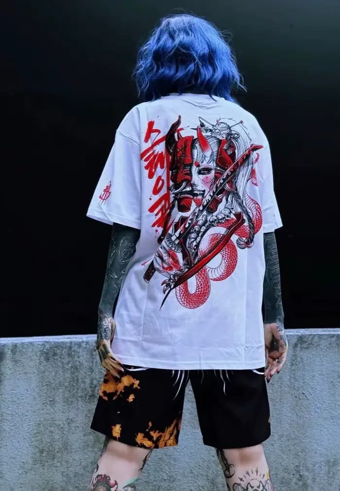 Stay Cold Apparel - Fashion Kill Blanc/Rouge - T-Shirt