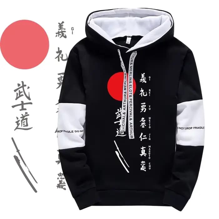 Japonais Bushido imprimer sweats à capuche pantalons de survêtement 2025 offre spéciale hommes