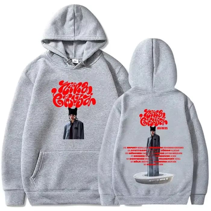 Arena Tour 2025 Nina Chuba sweats à capuche Sudaderas Para Mujer hiver femmes hommes vêtements chanteur impression