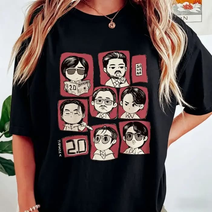 T-shirt BTS Arirang World Tour 2.0 2026 pour Hommes et Femmes