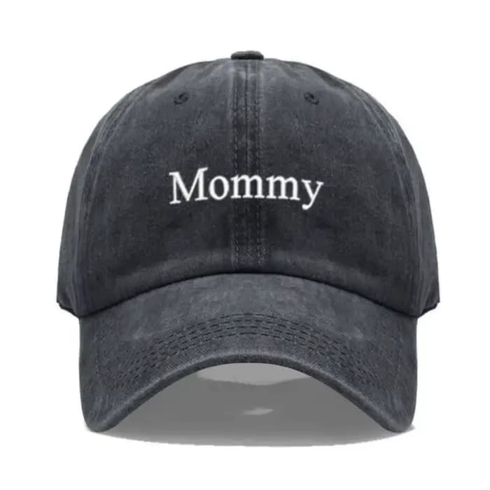 Casquette de baseball tendance brodée avec les inscriptions « Daddy & Mommy »