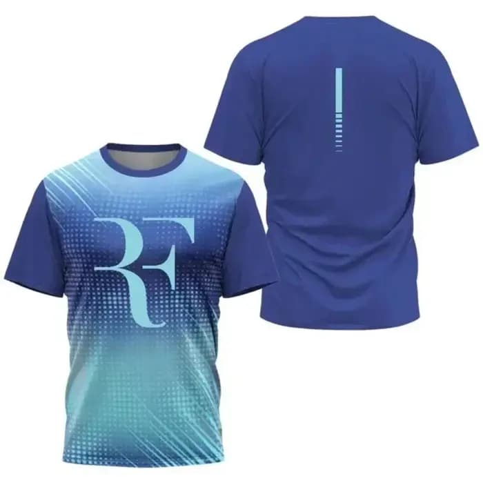 T-shirt de sport de tennis RF Roger Federer