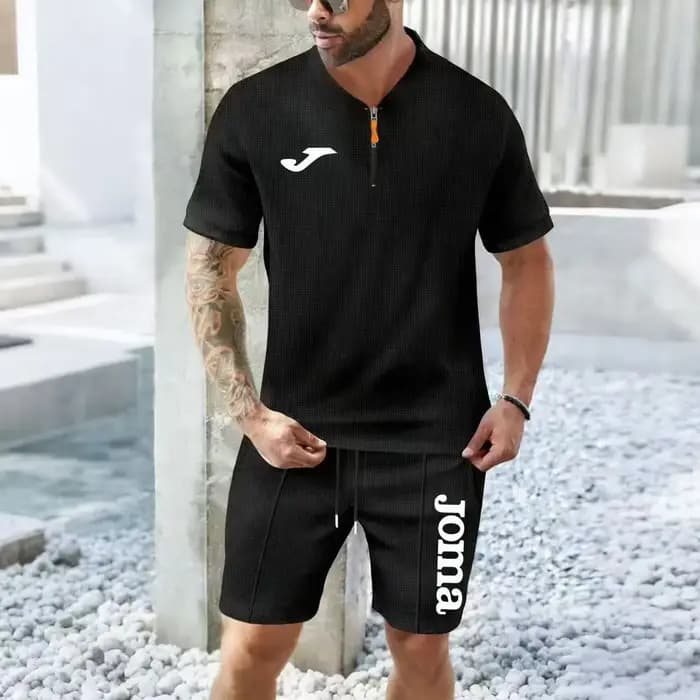 Ensemble T-shirt à manches courtes et short de sport JOMA pour homme – Édition