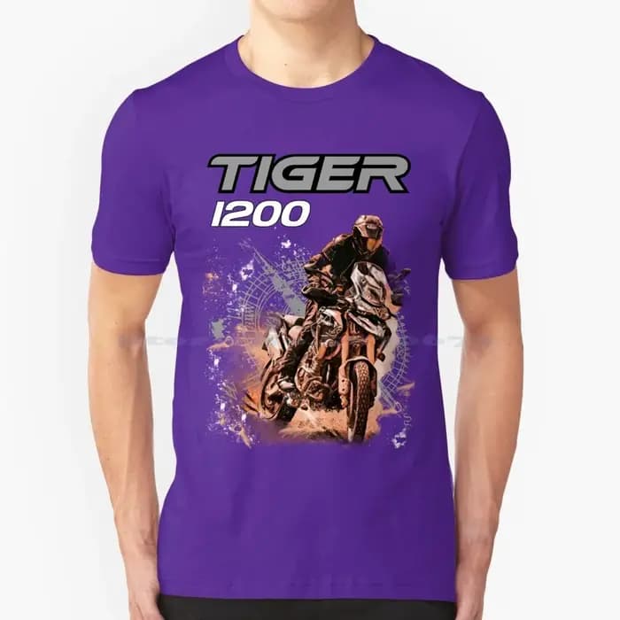 Tiger 1200 2022 T Shirt 100% Coton Tee Hurcycles