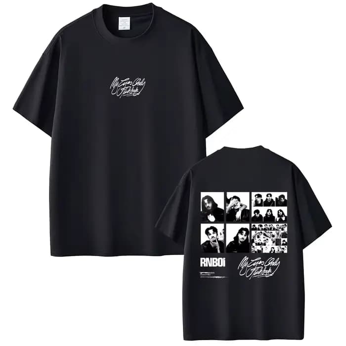 T-shirt Rapper RnBoi My Eyes Only Flashback Album Merch 2026 pour Hommes et Femmes, Mode Hip Hop, Mu