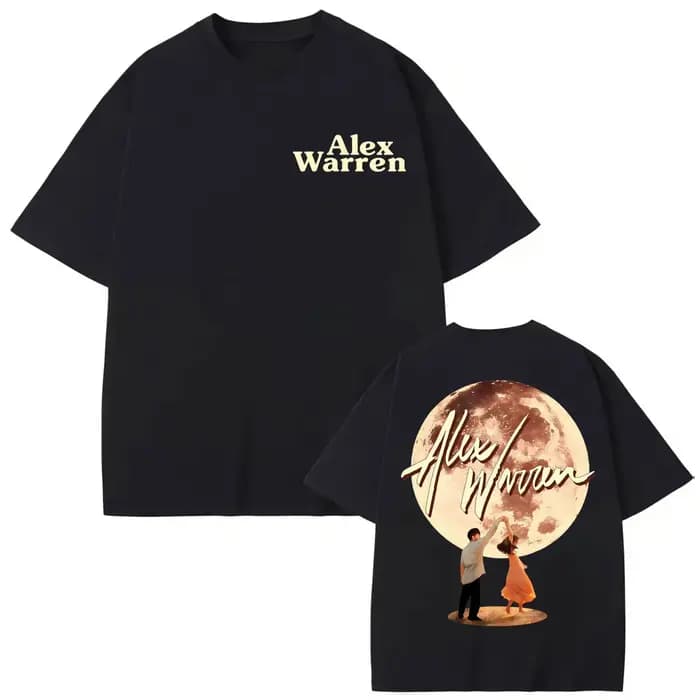 Chanteur Alex Warren Album affiche graphique T-shirts mode Y2k à manches courtes T-shirt hommes femm