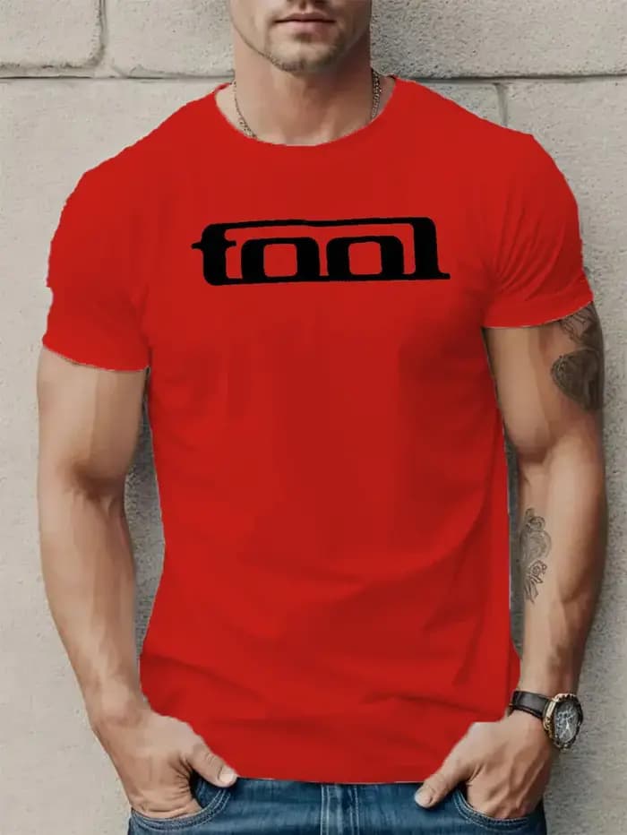 Outil imprimé T-Shirt hommes coton