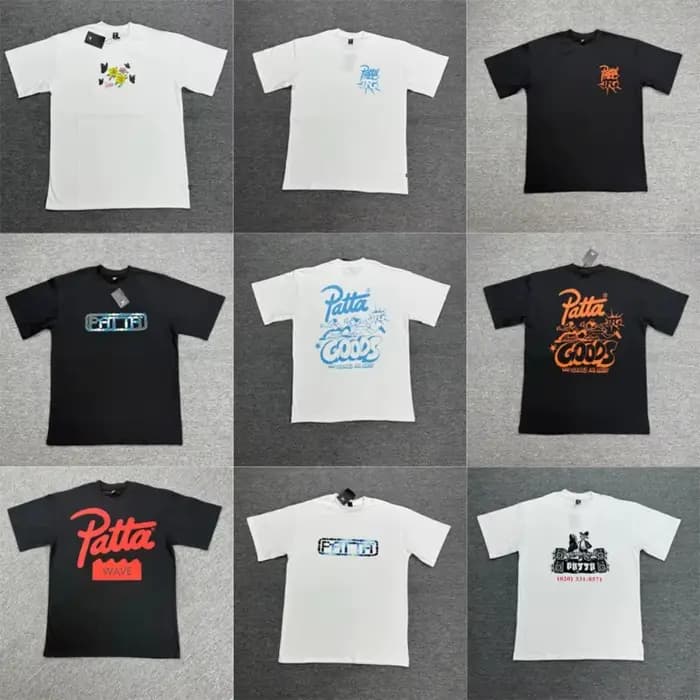 T-shirt PATTA de haute qualité avec photo réelle
