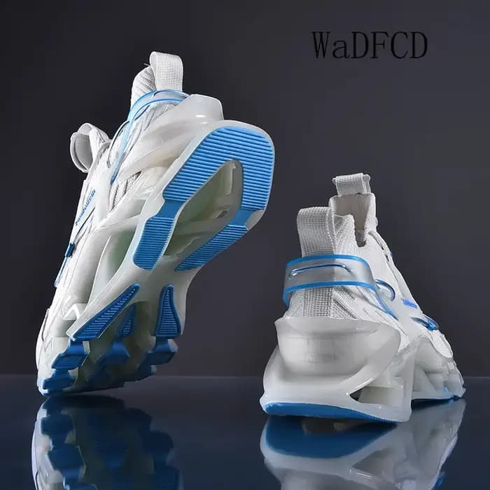 Chunky Sneaker grande taille 45 46 hommes lame semelle chaussures de course mode décontracté maille respirant hauteur