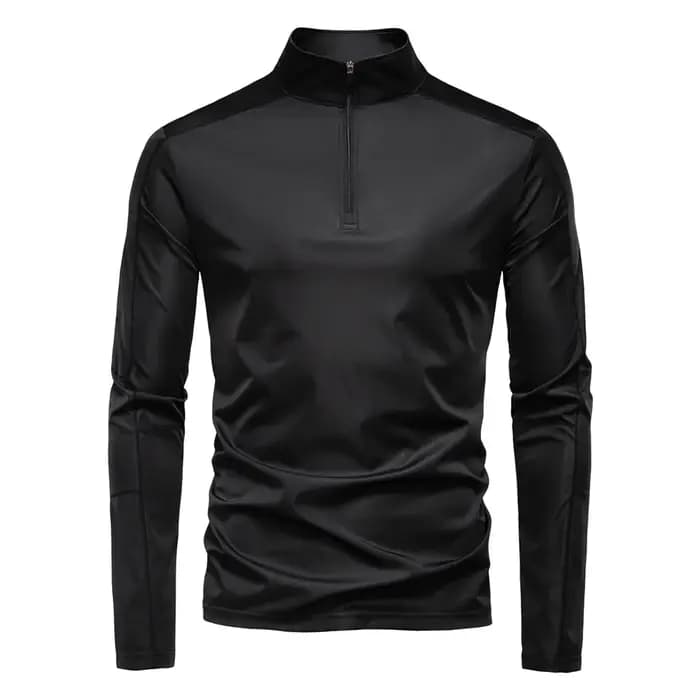 Nouvelle Collection Printemps-Été 2026 – T-shirt Anti-UV UPF100+ à Manches Longues et Demi-Zip pour