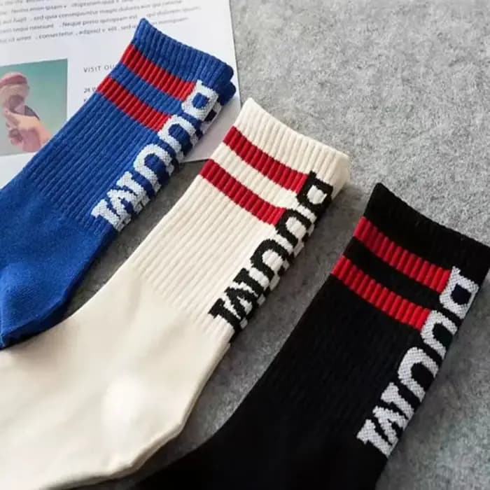 Chaussettes Hip Hop avec lettres à la mode