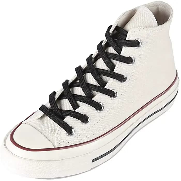 Lacets plats en coton baskets