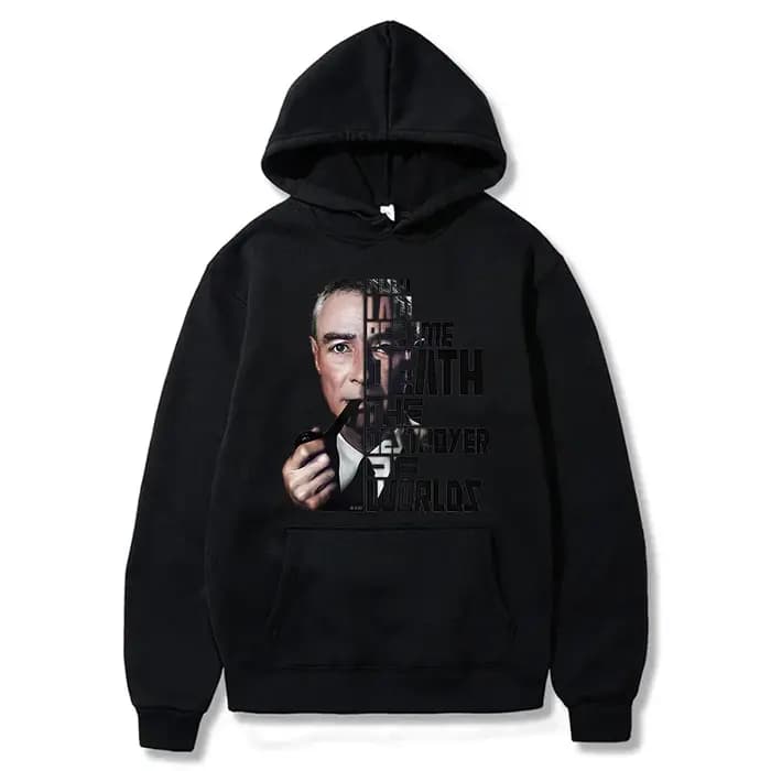 J.Robert Oppenheimer-Sweat à capuche unisexe Turnized Art, Sweat à manches longues, Pull créatif, Ré