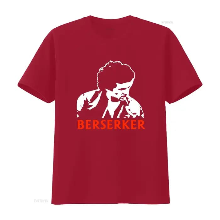 T-shirt rétro Clerks Berserker Cult Movie, vintage, délavé, polyvalent, streetwear, doux, légèrement extensible, confortable, élégant