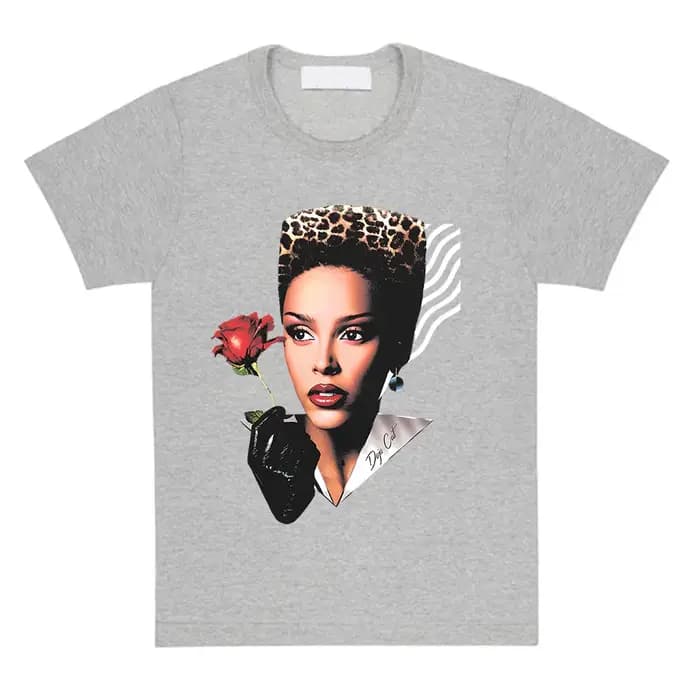 VIE GLAMOUR T-SHIRT Doja chat chanteur impression t-shirts à manches courtes coton femme