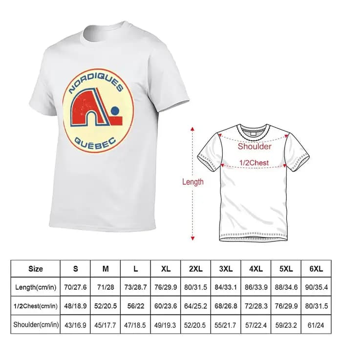 T-shirt des Nordiques du Québec