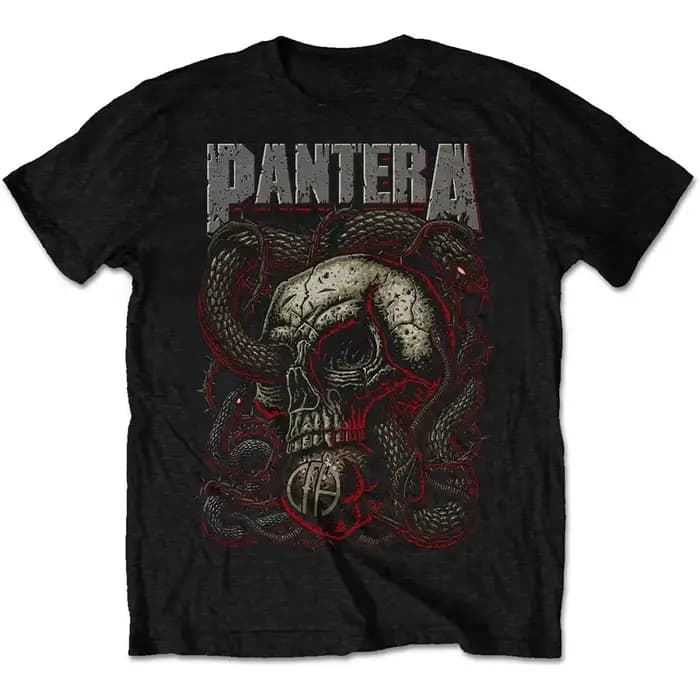 T-shirt en coton graphique Pantera unisexe