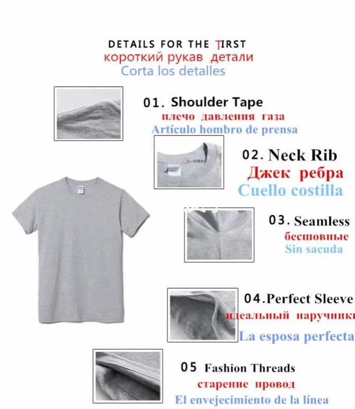 T-Shirt manches courtes col rond pour hommes