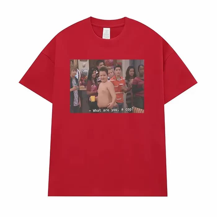 Gibby, qu'est-ce que tu es ? Un flic ? T-shirt imprimé avec des mèmes amusants de la série télévisée