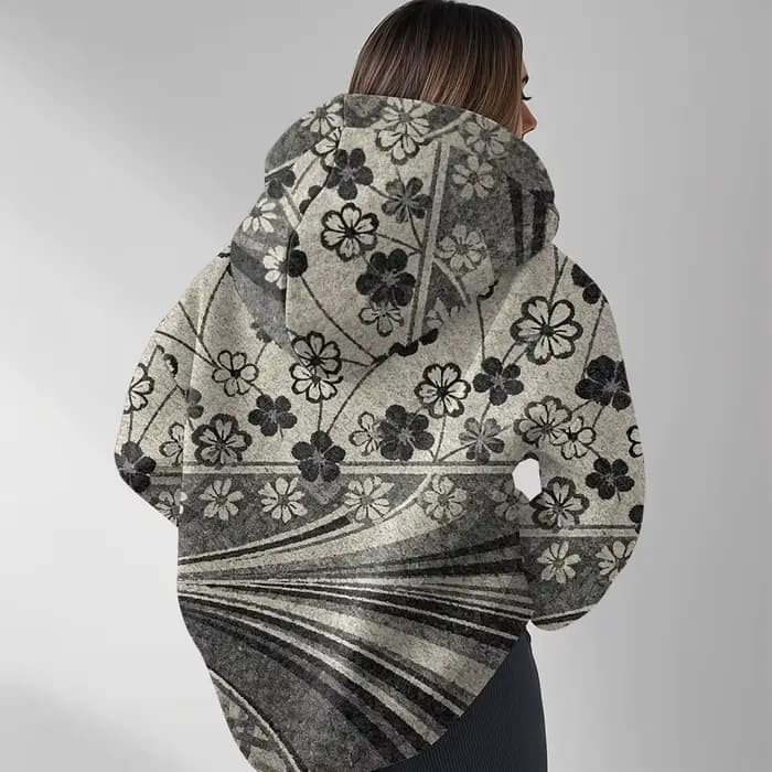 Vintage confortable Sweat à capuche surdimensionné pour femmes