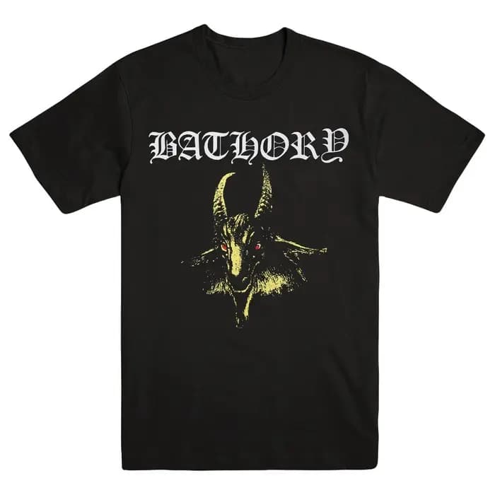 BATHORY Under The Sign T-Shirt en coton avec motif graphique pour hommes et femmes