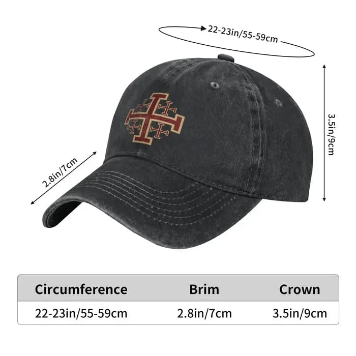 Casquette de baseball chrétienne unisexe