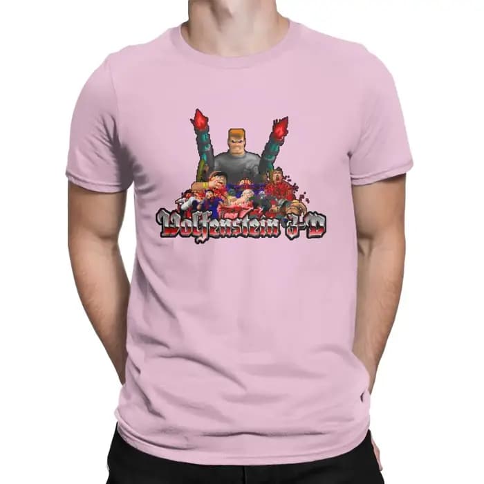 T-shirt pour hommes en pur coton à manches courtes