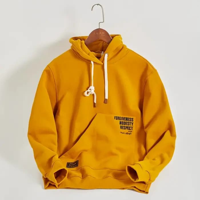 Sweat à capuche épais pour homme avec doublure Smile, automne et hiver