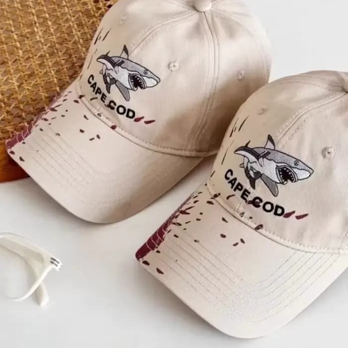 Casquette de Baseball morsure de requin pour hommes et femmes