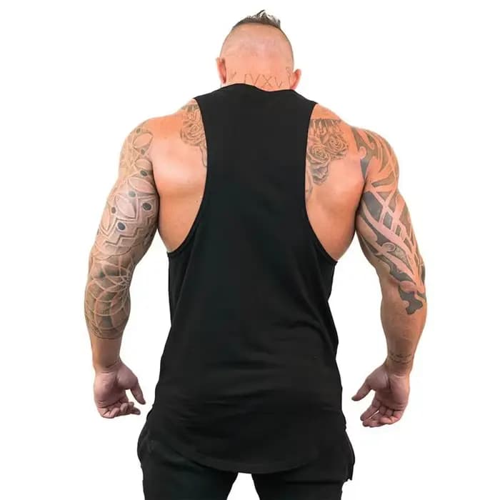TRAIN LIKE A MACHINE Débardeur de musculation en coton pour hommes