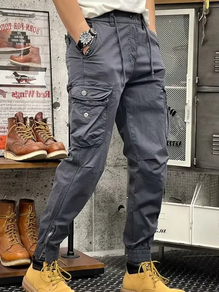 Pantalon cargo multi-poches pour homme