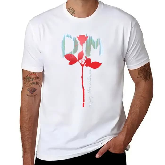 2025 JLVGL201 DM Depeche Mode modèle violateurs profiter de la tranquilité T-Shirt vêtements élégants