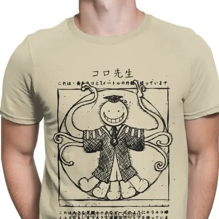 Hommes T-Shirts Koro Sensei assassinat salle de classe Fitness t-shirt Korosensei Ansatsu Anime nouv