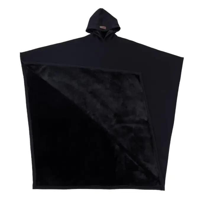 Bonne qualité Indio Cape à capuche Punk ample couleur unie cape haut couverture avec chapeau hommes sweat décontracté automne et hiver