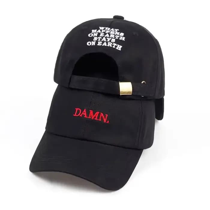 Casquettes DAMN pour hommes et femmes brodées