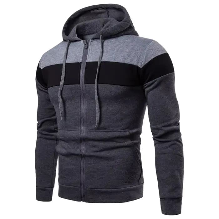 Sweat à capuche pour hommes noir blanc armée vert rouge