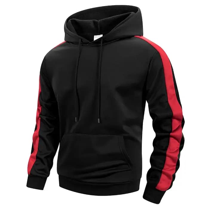 Sweat à capuche athlétique Colorblock Patchwork pour hommes