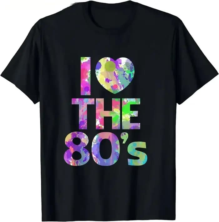 T-shirts pour enfants « J'aime les années 80 et 90 » – Tops