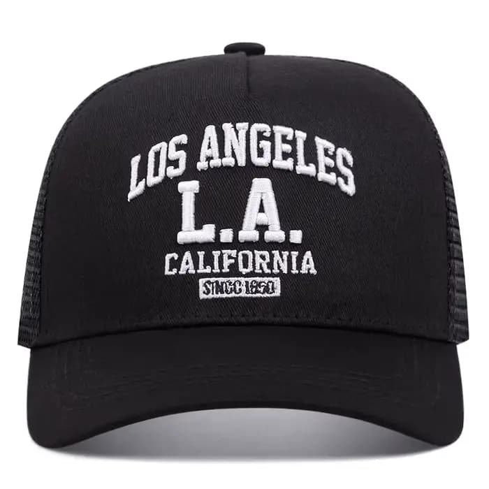 Casquette de sport brodée LOS ANGELES pour hommes et femmes