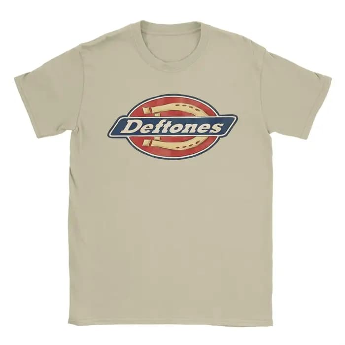 T-shirt Deftones avec dessin parodique