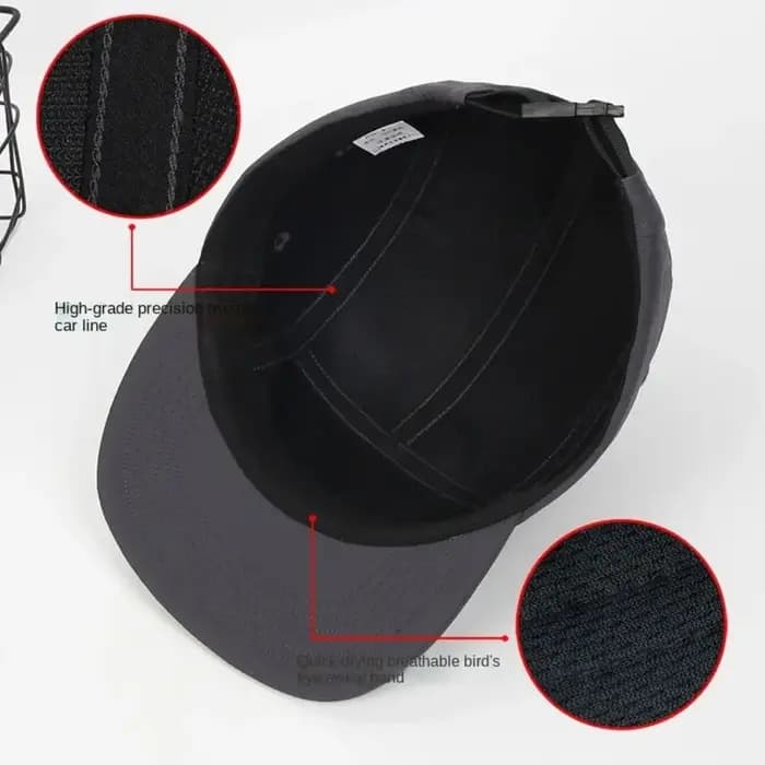 Casquette de Baseball à 5 panneaux à séchage rapide