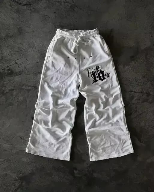 Pantalon Nyan Cat Y2k, pantalon baggy à taille élastique, streetwear hip hop, jogging rétro, pantalo