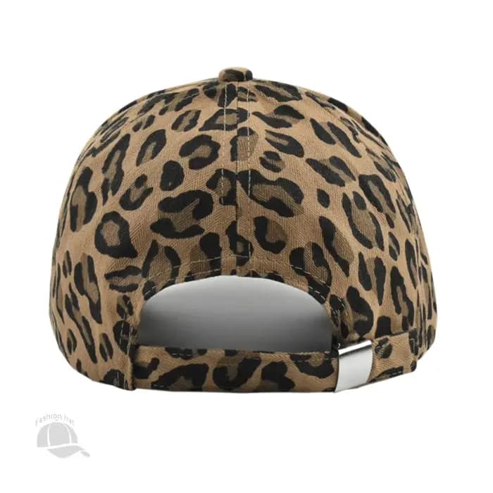 Casquette de baseball à imprimé léopard pour hommes et femmes