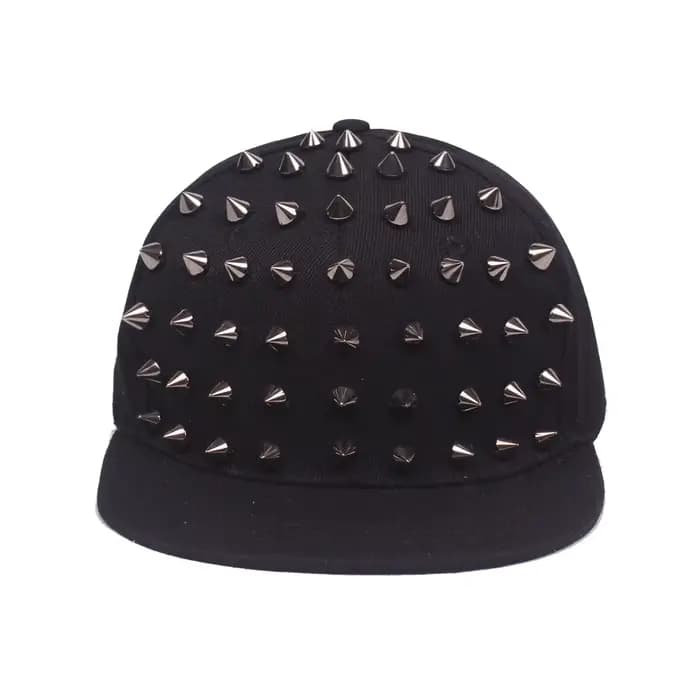 Chapeau plat à rivets pour hommes et femmes, Punk Rock, casquettes de Baseball à clous Hip Hop, homm