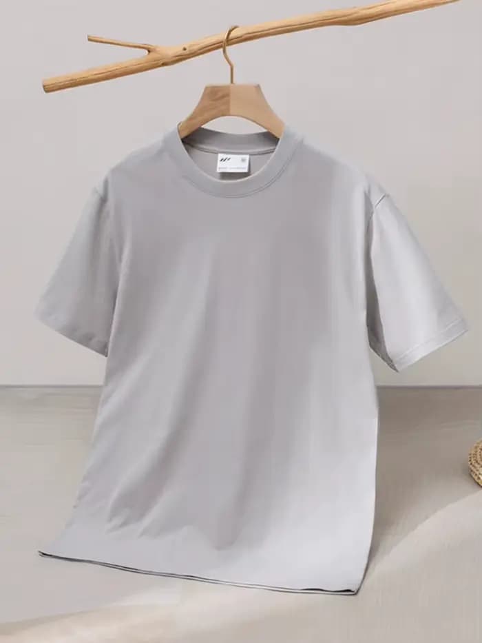 T-shirt manches courtes femme blanc, estival et décontracté, en coton, 100, 2024