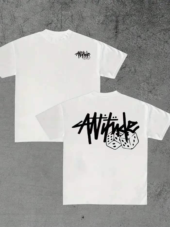 T-shirt imprimé 100 % coton, coupe ample, décontracté, sportif, pour homme, confortable et respirant
