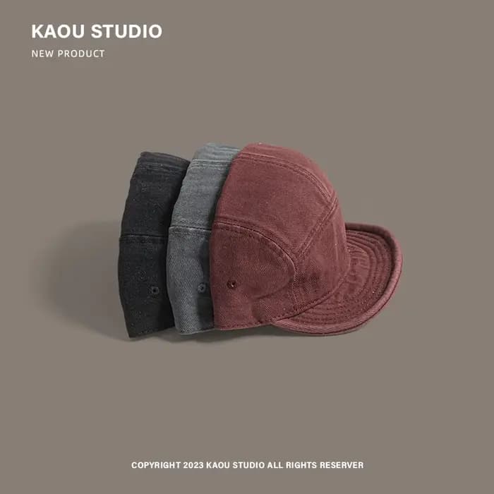 Casquette à bord souple rétro pour hommes