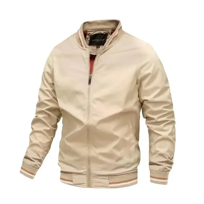 2024 printemps été Bomber veste hommes noir décontracté coupe ajustée Baseball hommes vestes nouvell