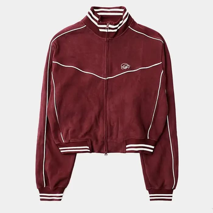 Blood – veste de baseball à manches longues pour femme, sweat à capuche rouge rétro, ample et décont