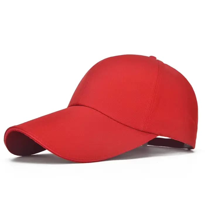 Casquette de baseball extra longue ajustable en toile